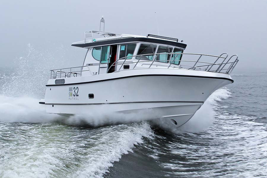 Nord Star 32 Patrol 2018 — финский всепогодный катер в России — фото 34
