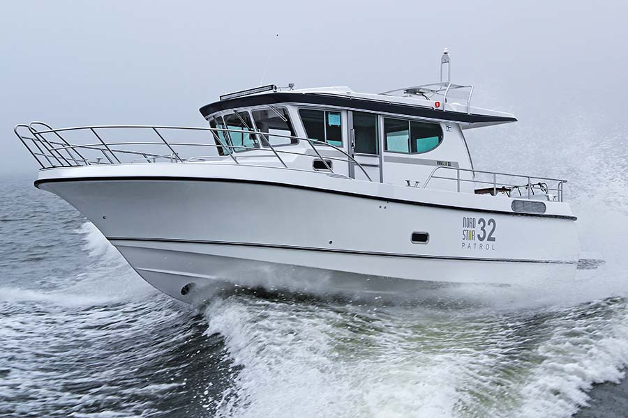 Nord Star 32 Patrol 2018 — финский всепогодный катер в России — фото 32